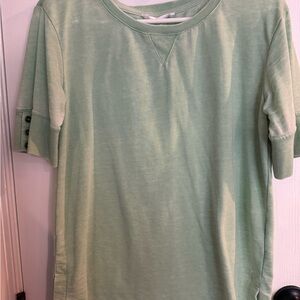 Light Green Short Sleeve Top